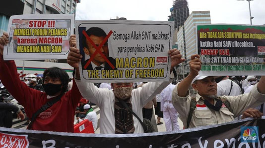 Massa Aksi Demo 211 Desak Pemerintah Usir Dubes Prancis