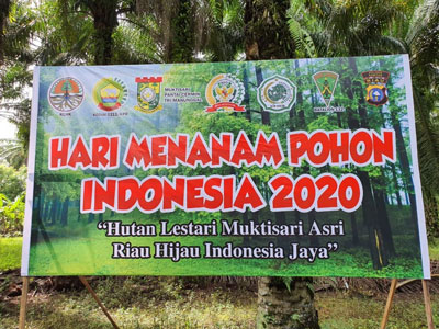 KTH Sendang Berkah Kampar Tanam 20 Ribu Bibit Pohon