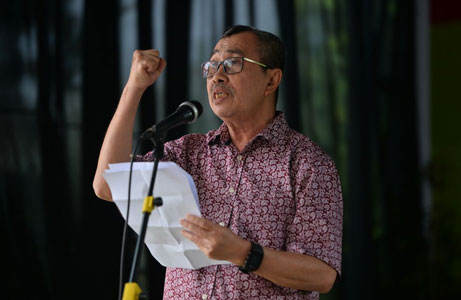 Gubri Lantunkan Puisi "Aku dan Covid-19" di Panggung Toktan