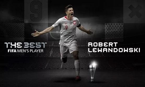 Robert Lewandowski Pemain Terbaik FIFA 2020, Kalahkan Cristiano Ronaldo dan Messi