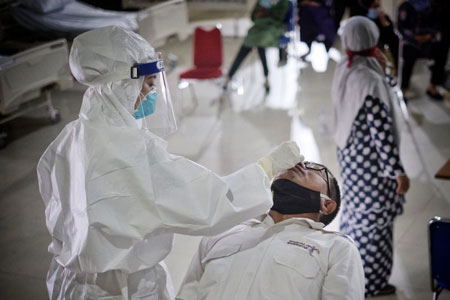 597 Sampel Swab Telah Diperiksa, Total 212.353 Spesimen