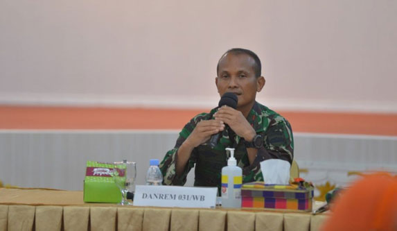 Danrem 031/WB Siap Jadi Orang Pertama di Riau Penggunaan Vaksin Covid-19
