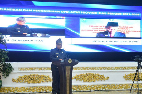 Wagubri Sambut Baik Pelantikan Kepengurusan DPD APWI Riau