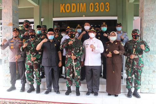 Pangdam I/BB Didampingi Danrem Kunjungi Kodim Bengkalis Dan Silaturahmi Dengan Pemkab Bengkalis