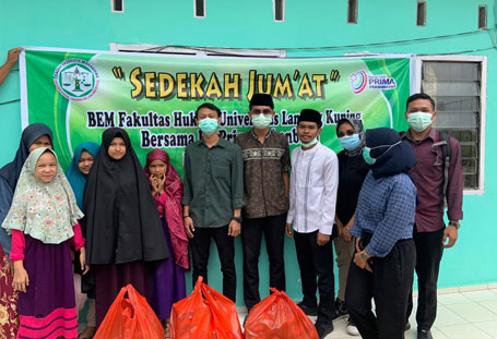 BEM FH Unilak Bekerjasama dengan RS Prima Gelar `Sedekah Jumat`