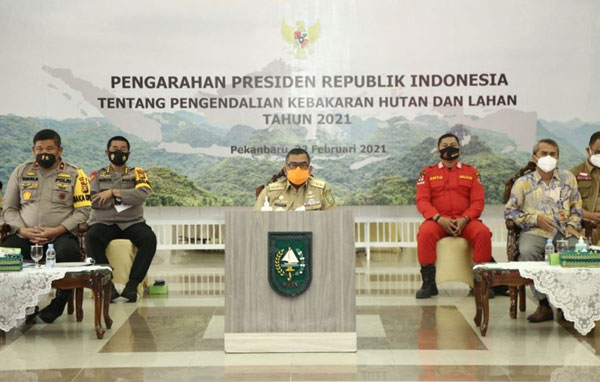 Presiden Jokowi Apresiasi Penetapan Status Siaga Darurat Karhutla Riau
