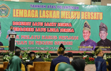 Wagubri Hadiri Pelantikan Pengurus DPP Lembaga Laskar Melayu Bersatu
