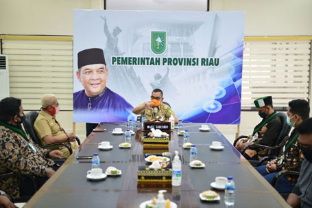 Jelang Kongres di Surabaya, PB HMI Silaturahmi Dengan Wagubri