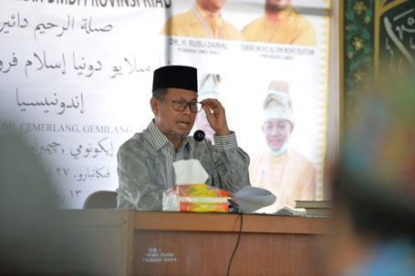 Ini Pesan Plh Sekdaprov Riau dalam HUT Pertama DMDI Riau
