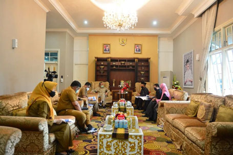Sampaikan Pertumbuhan Masyarakat Riau, Gubri Terima Kunjungan BPS Riau