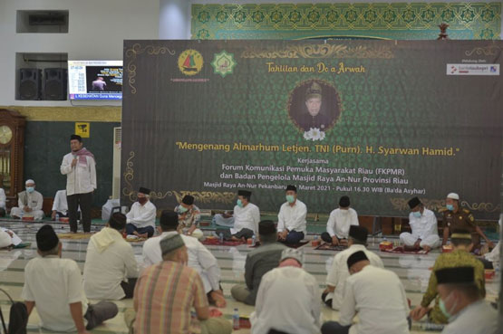 FKPMR Ajak Generasi Muda Riau Teruskan Perjuangan Syarwan Hamid