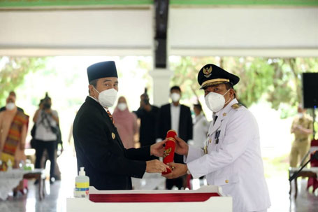 Gubernur Syamsuar Lantik Chairul Riski sebagai Pj Bupati Inhu