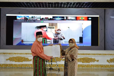 Gubri Terima Kunker Kemenpan RB RI Terkait Monitoring Persiapan Hub JIPP Pemda 2021