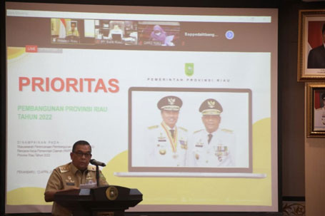 Wagubri Uraikan Prioritas Pembangunan Provinsi Riau Tahun 2022