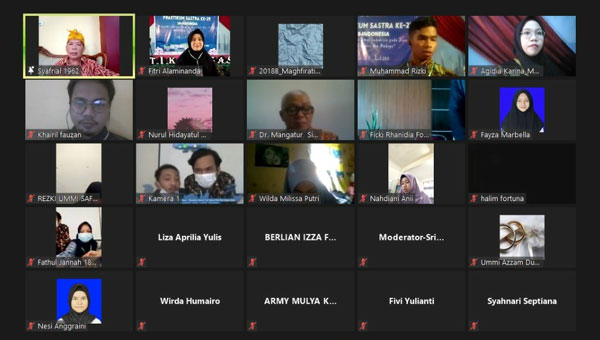 Prodi Pendidikan Bahasa dan Sastra Indonesia UNRI Kembali Gelar Praktikum Sastra ke-29