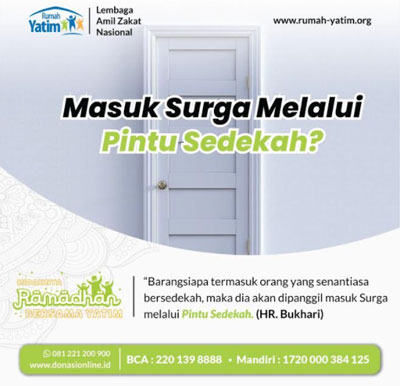 Masuk Syurga Melalui Pintu Sedekah?