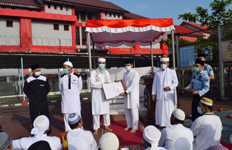 849 Warga Binaan Rutan Pekanbaru Dapatkan Remisi Lebaran Idul Fitri