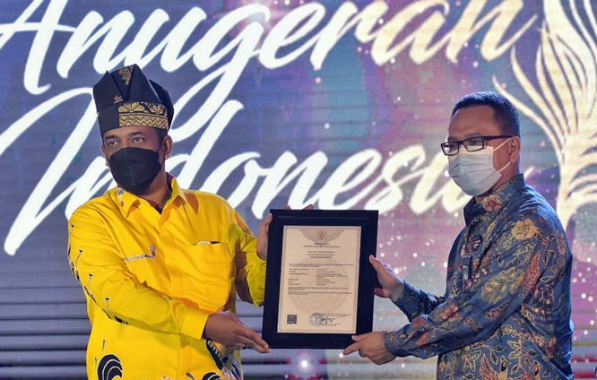 Tanjak Riau Telah Tercatat Dalam Pusat Data Kekayaan Intelektual Kemenkumham RI