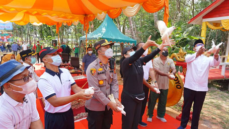 Sempena Hari Lingkungan Hidup Sedunia, Bupati Suyatno Resmikan Hutan Kota Bagansiapiapi