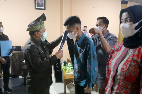 Hadiri Pembekalan Bujang dan Dara Siak Tahun 2021, Ini Pesan Wabup Husni Merza