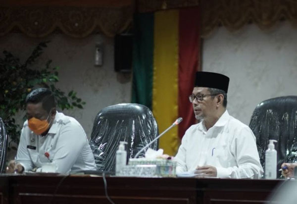 Pj Sekdaprov Riau Pimpin Rapat Teknis Persiapan Hari Jadi ke-64 Provinsi Riau Tahun 2021