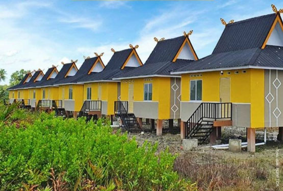 Kementerian PUPR Bangun 30 Rumah Panggung Untuk Nelayan di Rohil