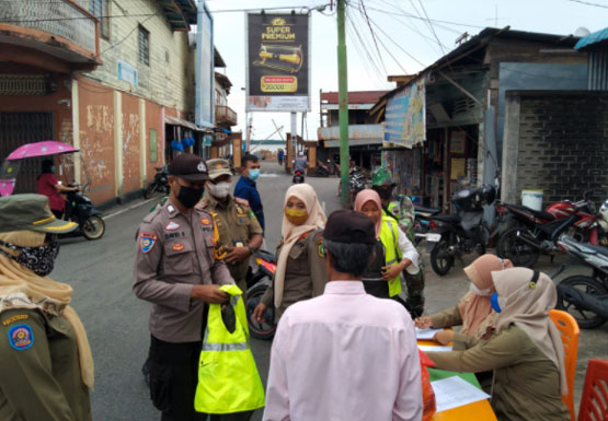 Operasi Yustisi Meranti, Tim Gabungan Sanksi Warga Pelanggar Prokes