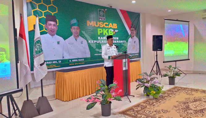 H Adil Terpilih Sebagai Ketua DPC PKB Meranti