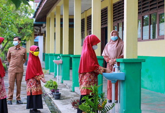 Begini Cara MTS Negeri 1 Meranti Tingkatkan Kualitas Pendidikan di Massa Pandemi