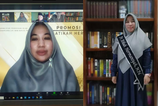 Guru MAN 1 Pekanbaru Raih Gelar Doktor dengan Predikat Sangat Memuaskan