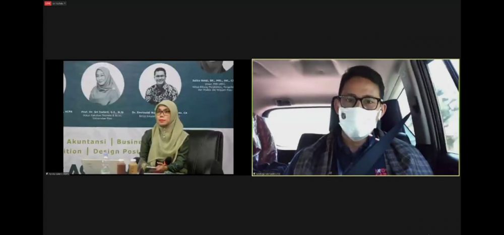 Diundang Mahasiswa Unri, Ini kata Menparekraf Sandiaga Uno
