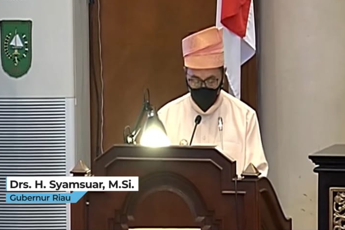 Rapat Paripurna HUT ke-64 Riau, Gubri Paparkan Ekonomi Riau Alami Pertumbuhan