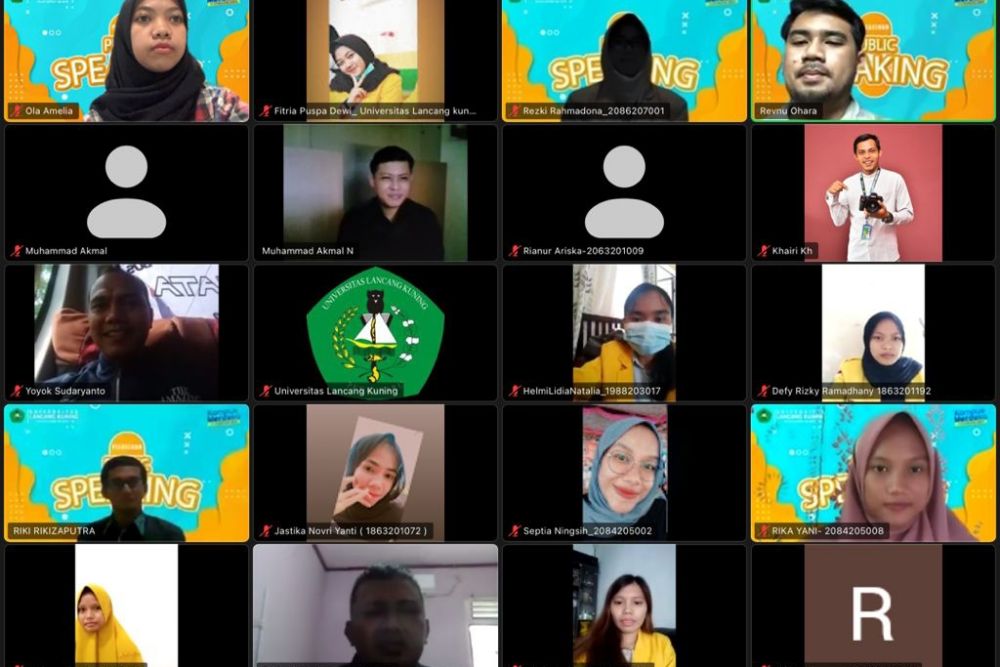 Mantap, Mahasiswa Unilak Penerima Beasiswa Pemprov Riau dilatih Public Speaking