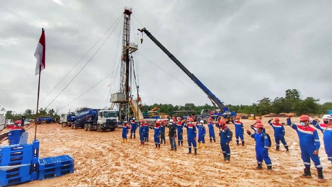Pertamina Gelar Upacara HUT Kemerdekaan RI ke-76 Berpusat di Blok Rokan
