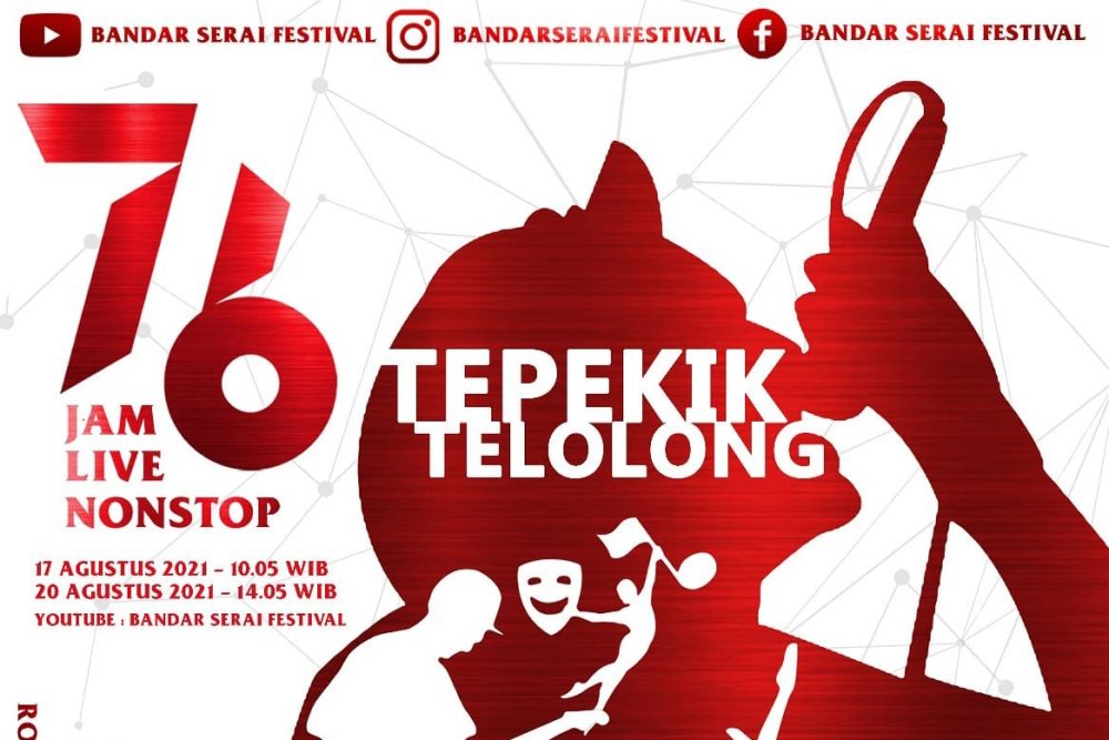 Meriahkan HUT RI, Himpunan Pekerja Seni Riau Pameran Virtual 76 Jam Non stop