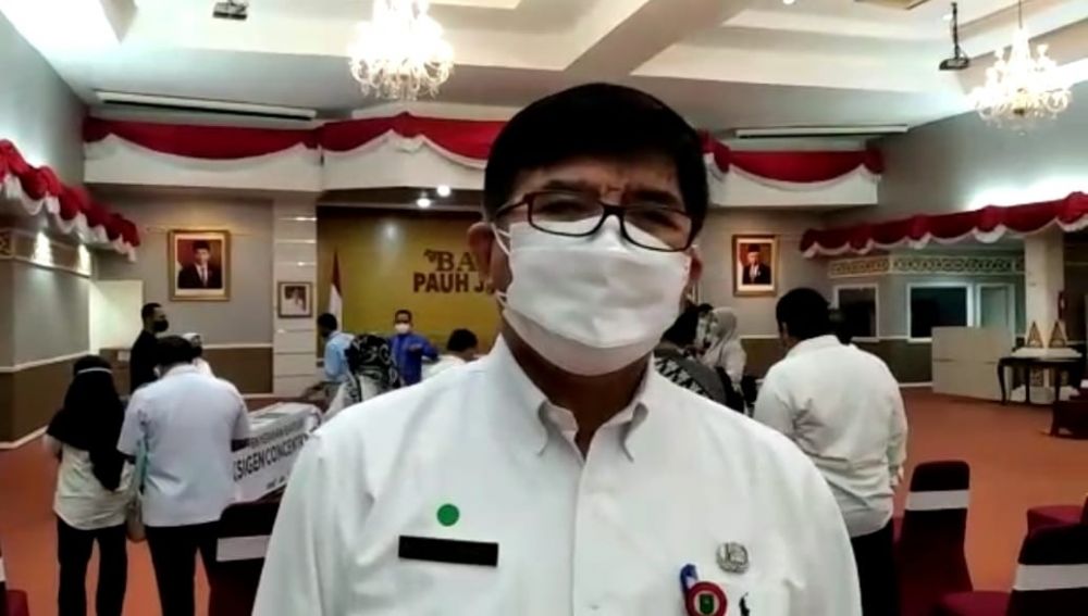 Sudah 600 Nakes dan Pegawai RSUD Arifin Ahmad Jalani Vaksinasi Tahap ke III