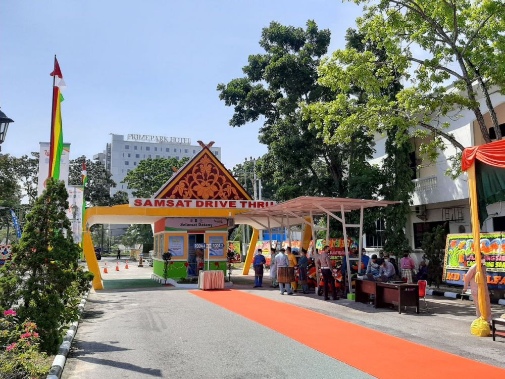 Sudah Beroperasi, Berikut Jam Operasional Samsat Drivu Thru di Pekanbaru
