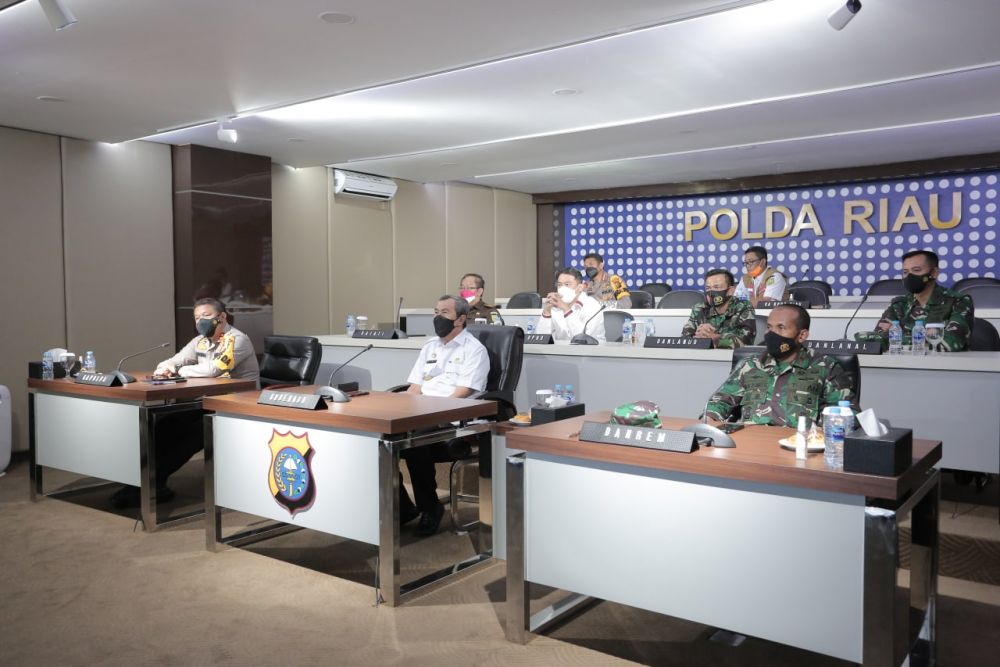 Gubri Bersama Forkompinda Riau Hadiri Launching ASAP Digital Nasional Secara Virtual