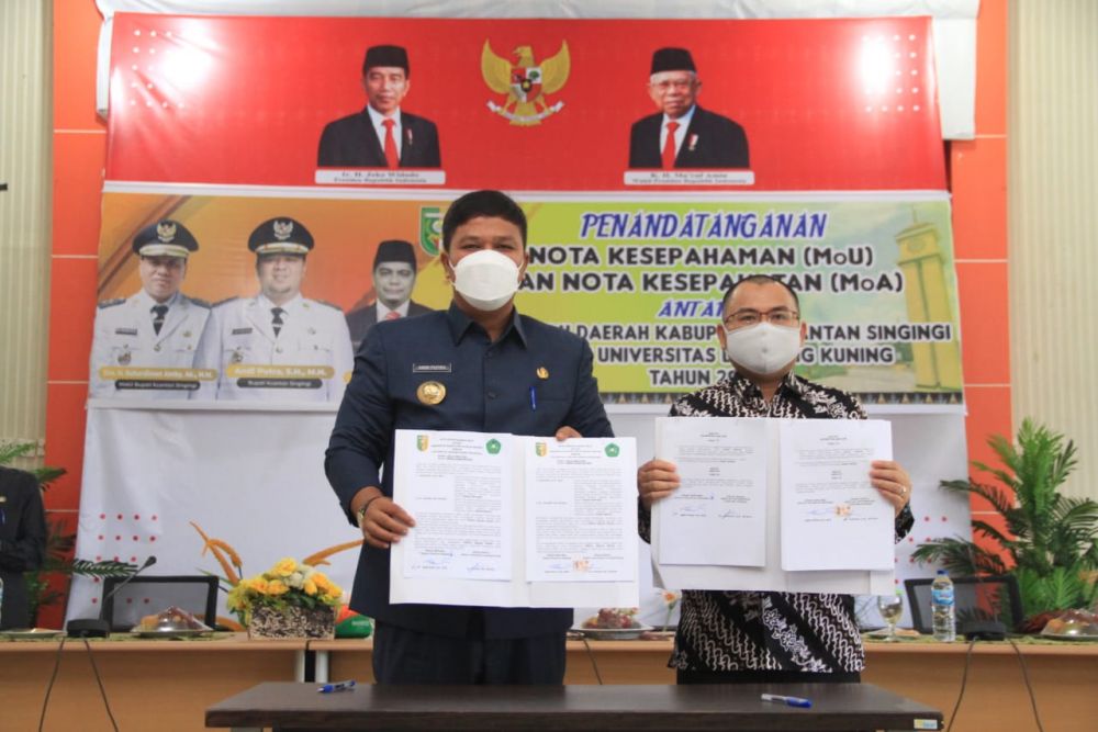 Ini alasan Bupati Kuansing Jalin Kerjasama dengan Unilak