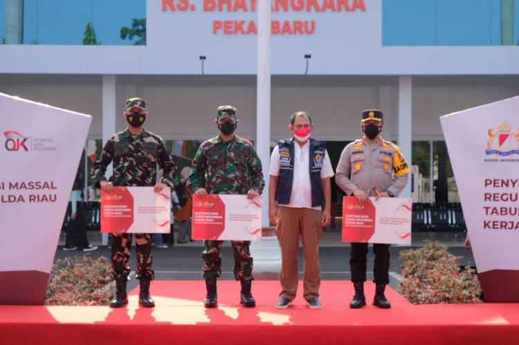 Rangkul Semua Pihak Termasuk Kadin, Polda Riau Targetkan Herd Immunity Segera Tercapai