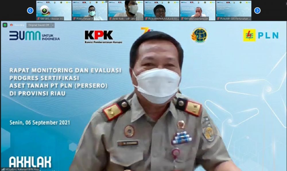PLN Kejar Target 1.434 Sertifikasi Tanah di Riau