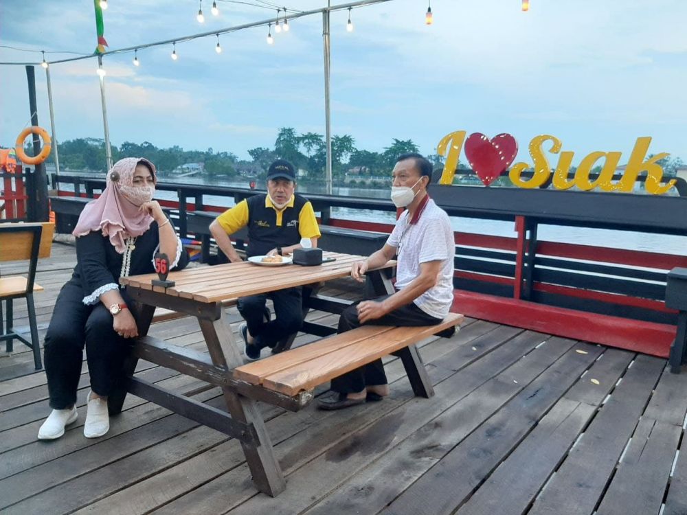 Kota Siak Sri Indrapura Miliki Pusat Kuliner di Tepi Sungai
