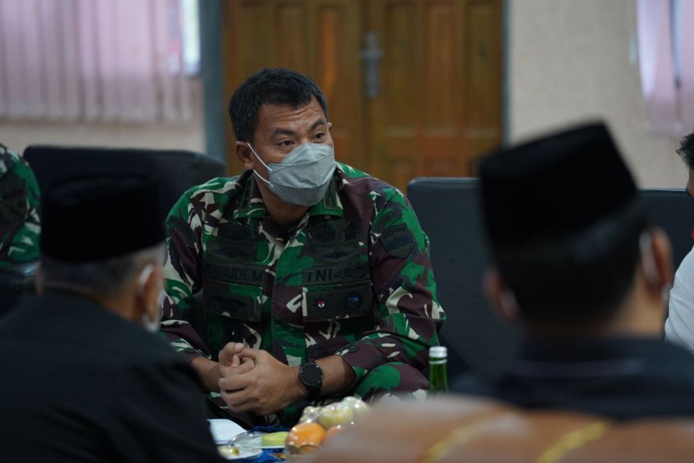Pertemuan Forkopimda, Kasrem Paparkan program Penanganan COVID-19 Korem 031/WB