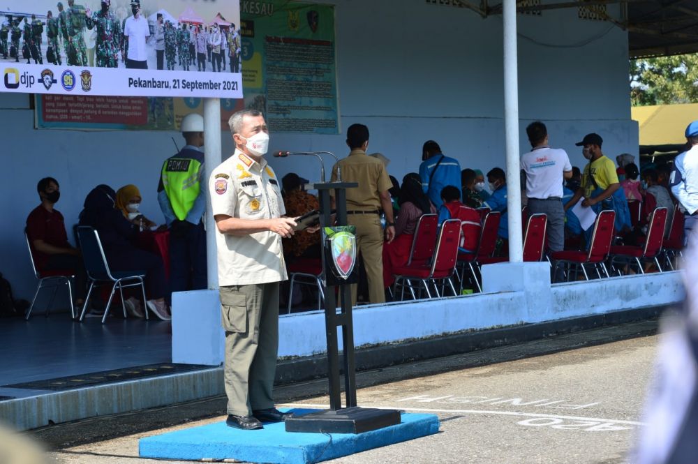 Capaian Vaksinasi Untuk Masyarakat Riau Harus Ada Kolaborasi Semua Pihak
