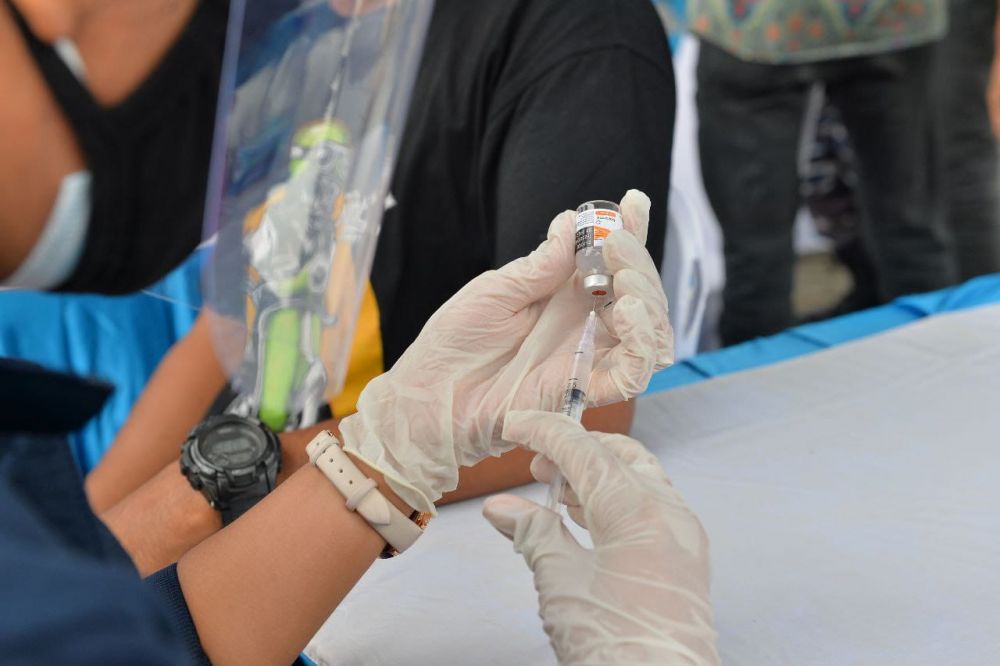 Gerai Vaksinasi Covid-19 Polres Inhu Tetap Buka Walau Hari Libur