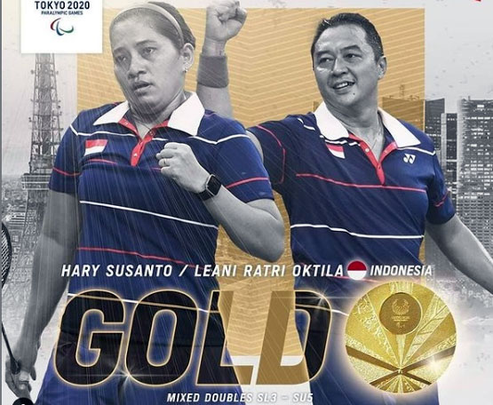 Sabet Emas di Paralimpiade Tokyo 2020, Hery/Leani: Ini Impian Terbesar Saya!