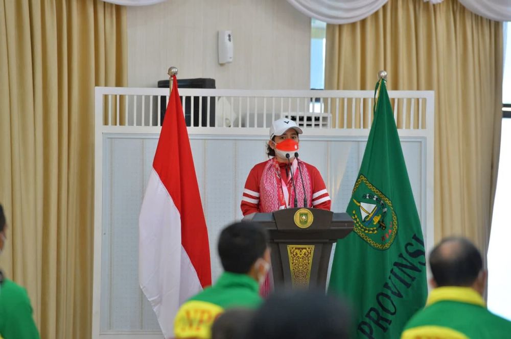 Terima Sagu Hati Dari Pemprov Riau, Ini Motivasi Leani Ratri Oktila