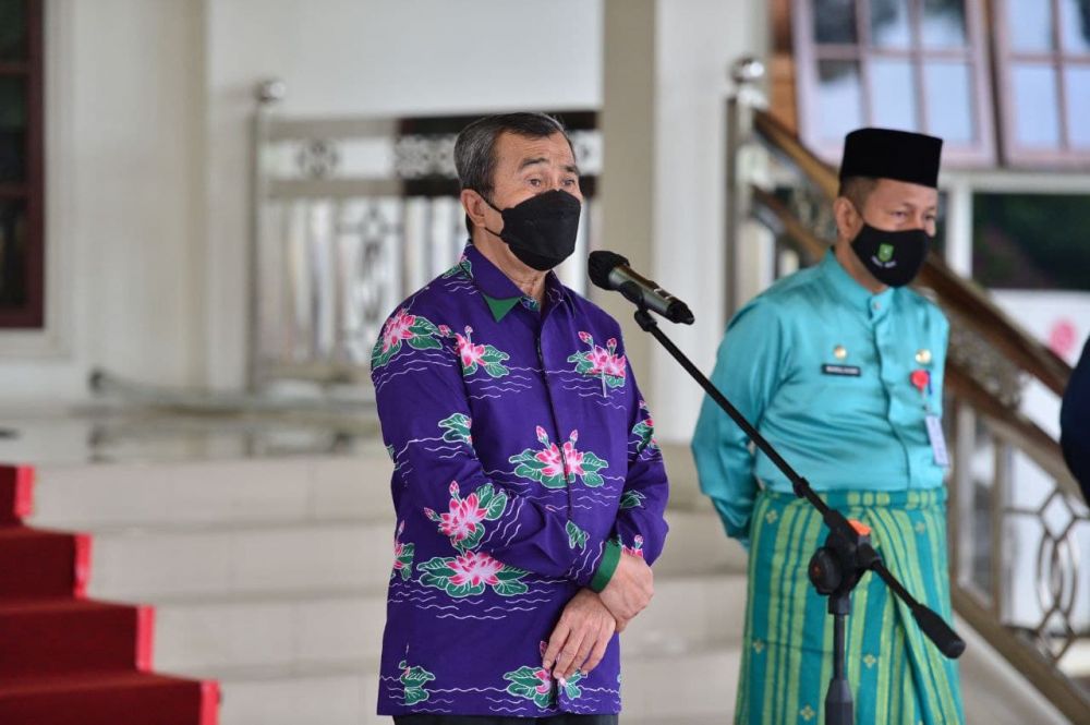 Gubernur Syamsuar Harap Calon Praja IPDN Angkatan 32 Riau Belajar Dengan Baik