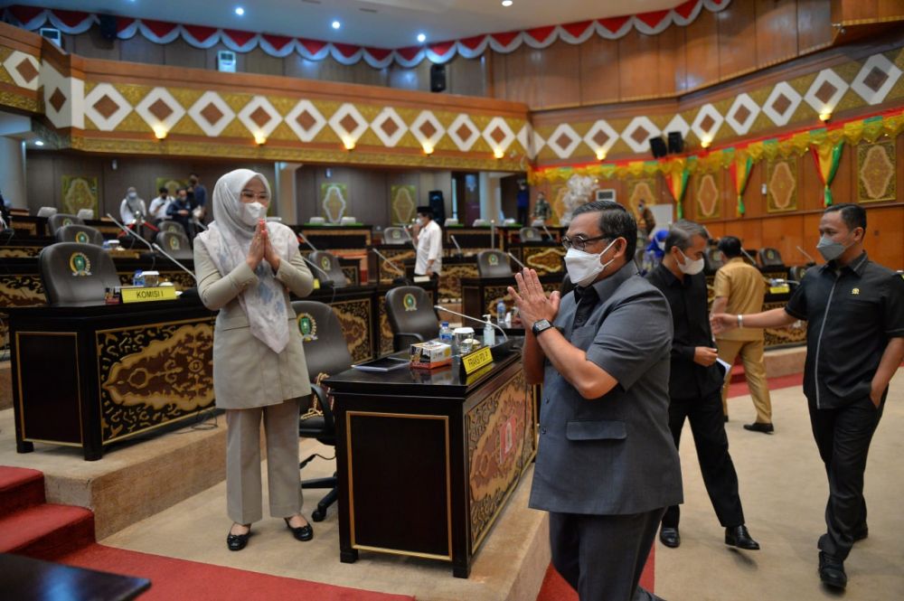 Pemprov Apresiasi Masukan DPRD Riau Untuk Rancangan APBD-P 2021