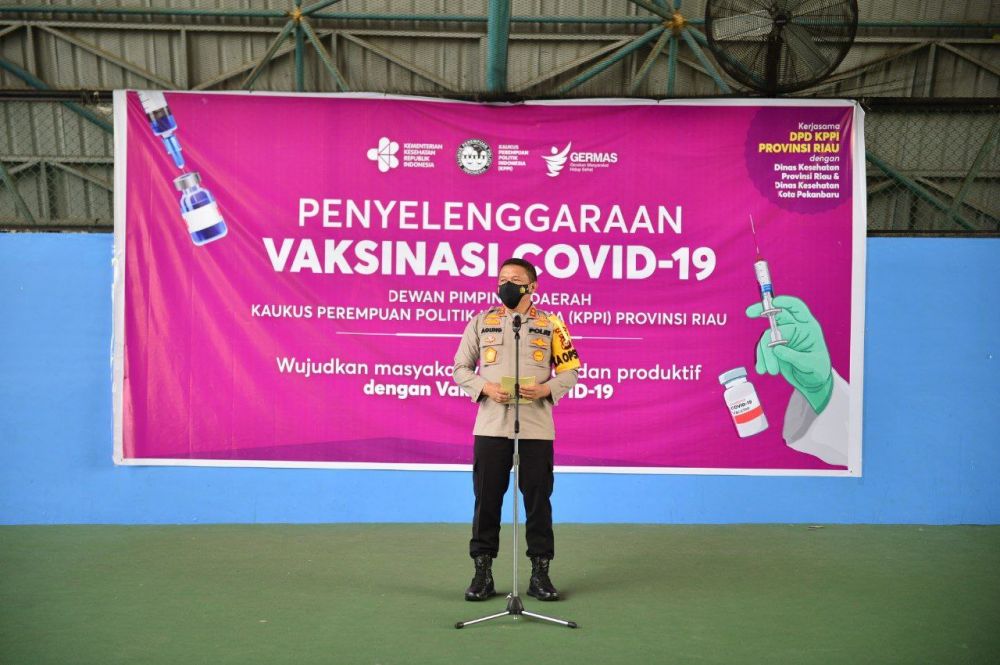 Kapolda Riau: Bukan Obat, Tapi Vaksin Cegah Penularan Virus Corona